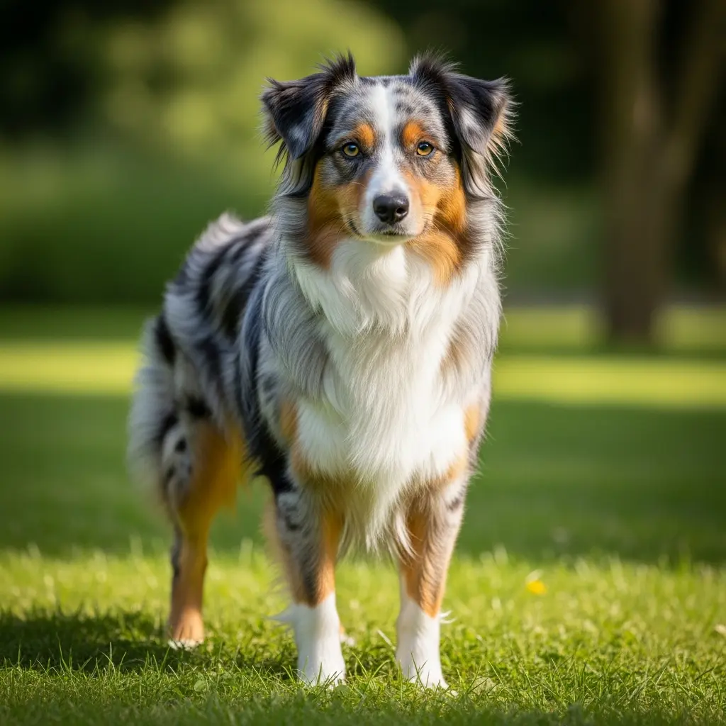 Mini Australian Shepherd dog