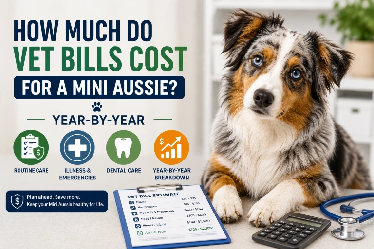 How Much Do Vet Bills Cost for a Mini Aussie Year-by-Year